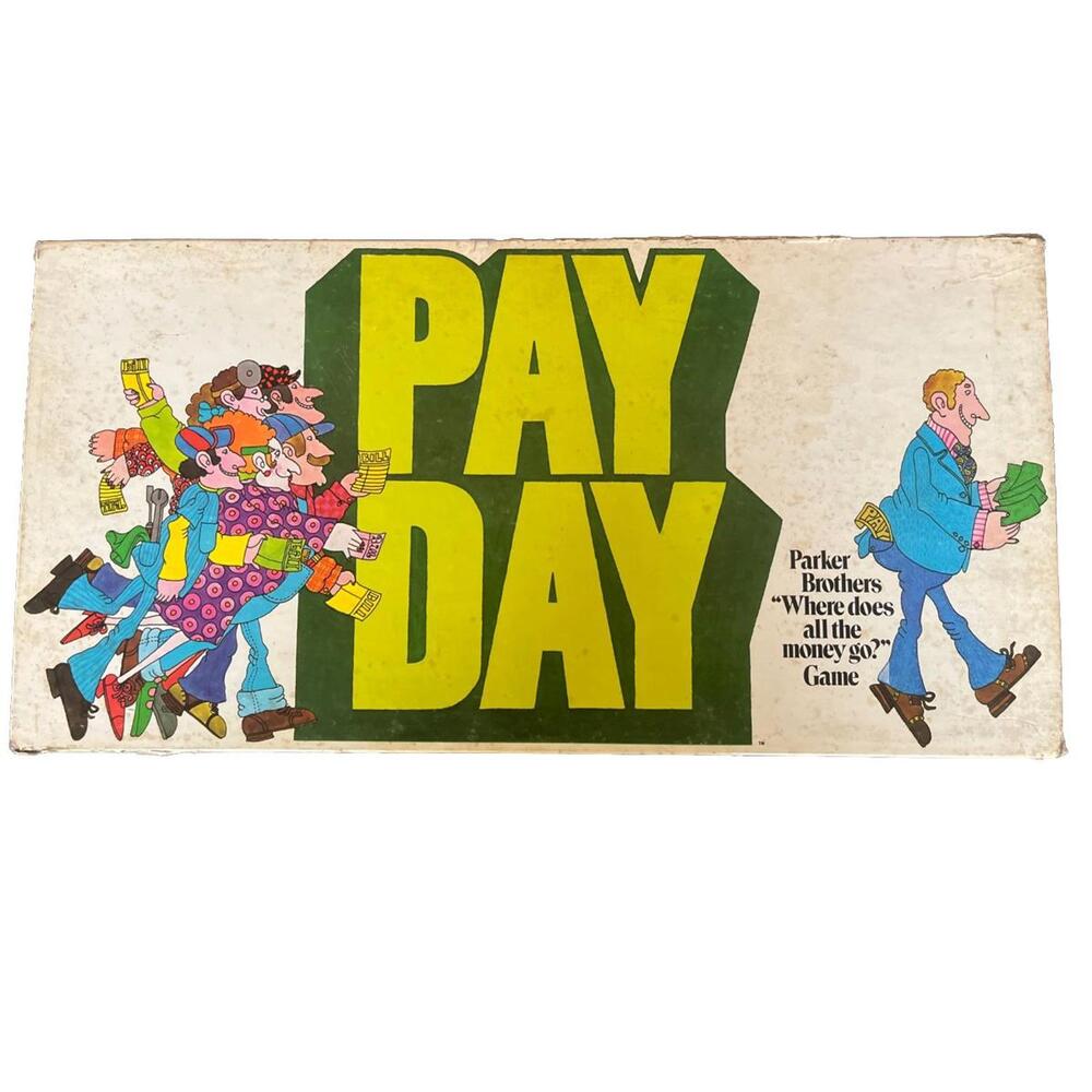 Vintage 1975 Payday Board Game